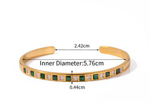 Emerald bracelet