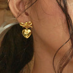 Love is a gift earrings