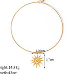 Sol rigid necklace