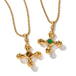 Vintage cross necklace