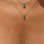 Emerald Double Necklace