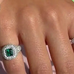 Emerald Thick Ring