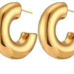 Thick Hoops Earrings