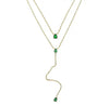 Emerald Double Necklace