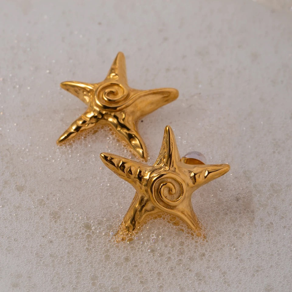 Starfish earrings