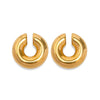 Thick gold ear cuffs