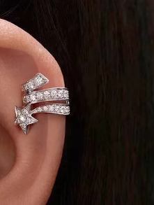 Shooting star earcuff