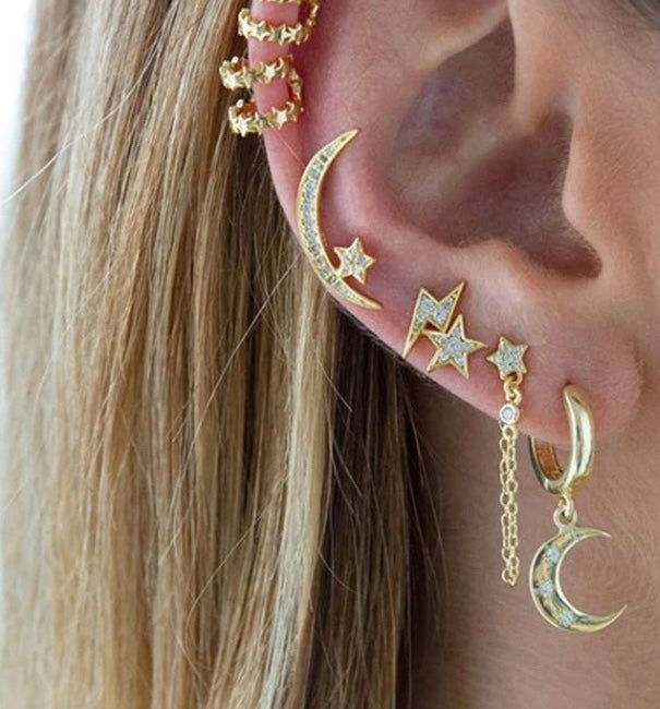 Starry mini earcuff