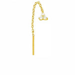 Mini tassel gold single