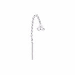 Mini tassel silver single