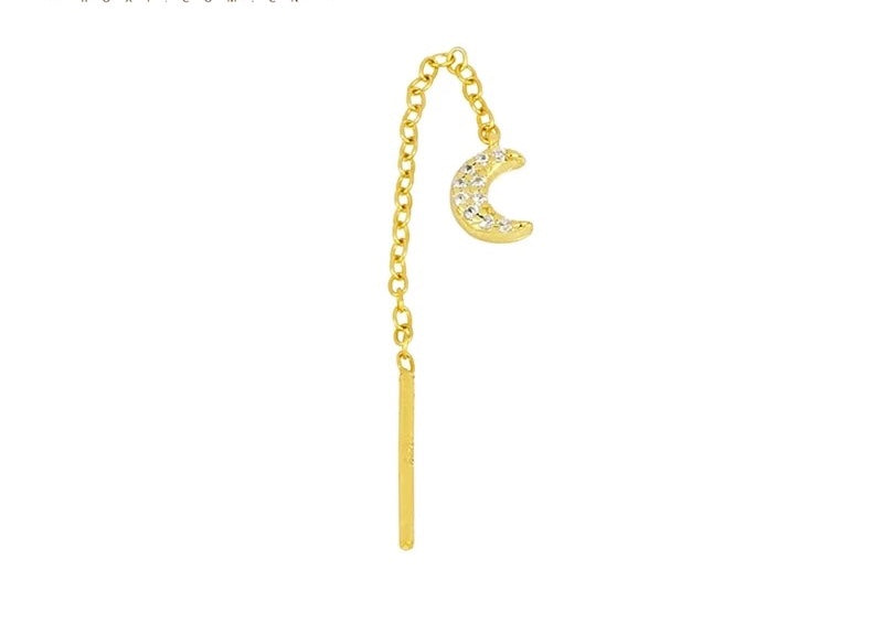 Mini tassel gold single