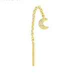 Mini tassel gold single