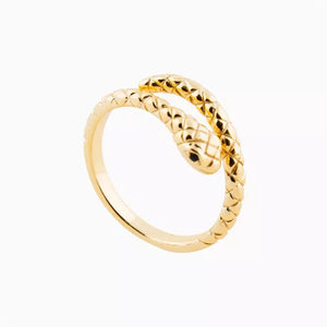 Snake og ring gold