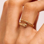 Snake og ring gold