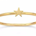 Single star gold ring