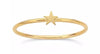 Single star gold ring