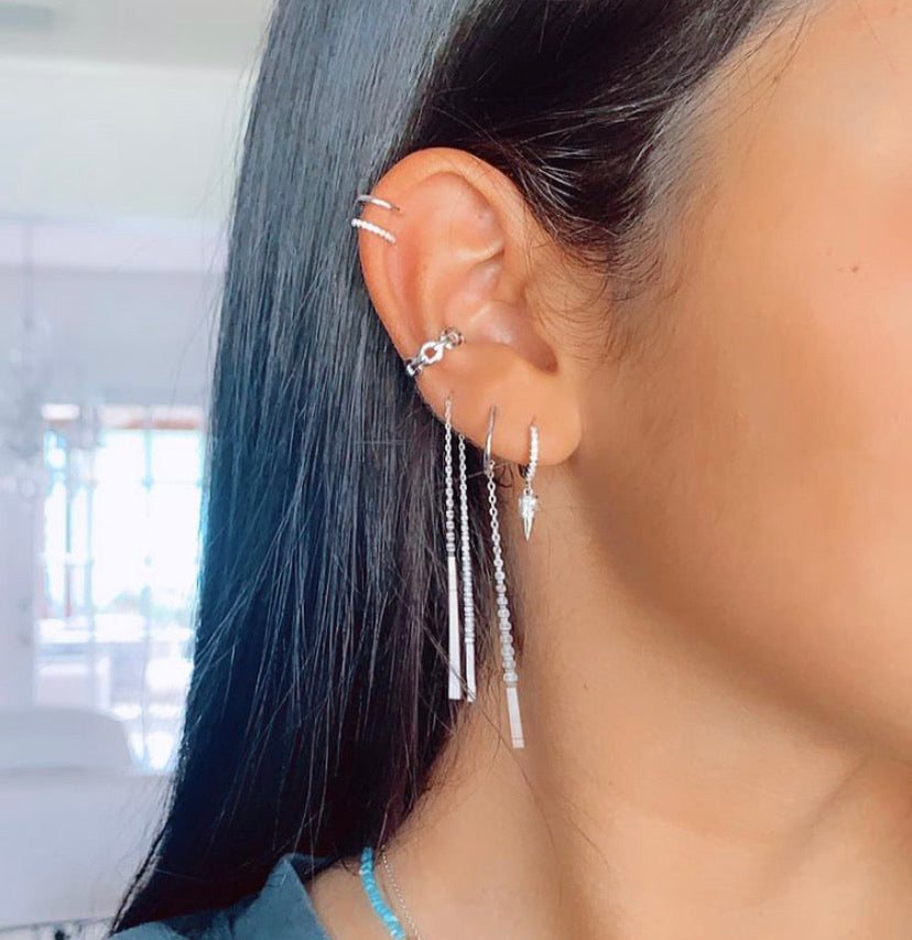 Long tassel earrings