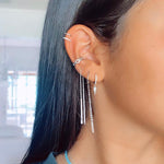 Long tassel earrings