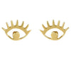 Eyes gold studs