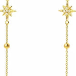 North Star long earrings