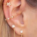 Single Flower earcuff