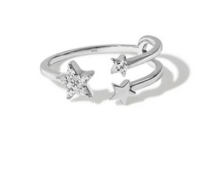 Triple Stars ring