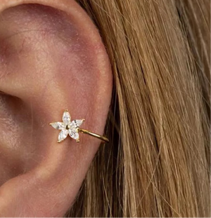 Single Flower earcuff