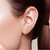 Ear-climbers zircon silver