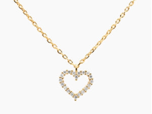 Zircon heart chain