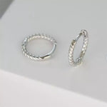 Vintage spiral hoops