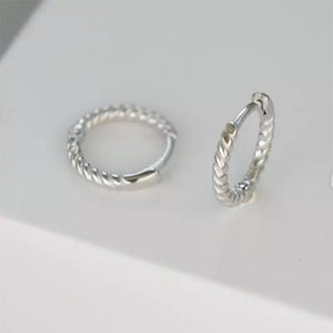 Vintage spiral hoops