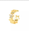 Zircon stars earcuff