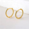 Vintage spiral hoops